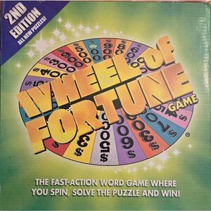 Wheel Of Fortune 2nd Edition Pressman 2005 Family Game